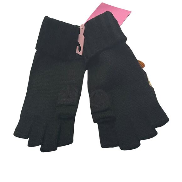 Kate Spade Terrier Dog Pop Top Gloves Mittens New - Picture 2 of 3